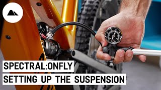 Canyon SpectralONfly  How to set up the Suspension [upl. by Vally343]