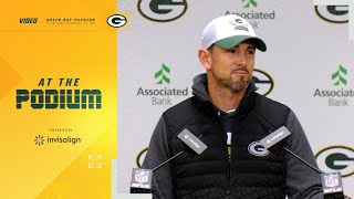 Matt LaFleur on Josh Jacobs Hes a coachs dream [upl. by Mada]