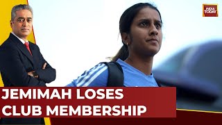 Indian Cricketer Jemimah Rodrigues Loses Mumbai Khar Gymkhana Club Membership  Rajdeep Sardesai [upl. by Vidovic]