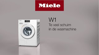 Wat doe ik tegen te veel schuim in mijn Miele wasmachine  Miele [upl. by Weaks]