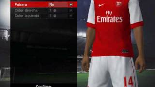 Arsenal New Home Kit 2011  PES 2010  Download [upl. by Telford]