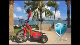 Triad 750 personal electric vehicle 3 wheel electric scooter for sale [upl. by Ybba]