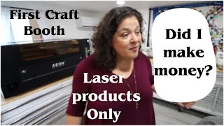 CRAFT show BOOTH amp Farmers markets Selling Laser products Aeon Mira 7 amp Nova 14 lessons I learned [upl. by Cristoforo]