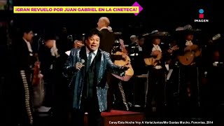 ¡Así se vivió la proyección de Juan Gabriel ‘Mis 40 en Bellas Artes’ en la Cineteca [upl. by Aysa]