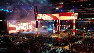 Kurt Angle farewell match entrance  WrestleMania 35  MetLife Stadium [upl. by Enniotna379]