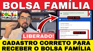 CADASTRO CORRETO PARA RECEBER O BOLSA FAMÍLIA NO MÊS DE JUNHO ESTÁ ATUALIZADO MAS BLOQUEADO [upl. by Edyaj]