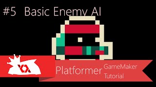 Game Maker Tutorial Platformer 5 Basic Enemy AI [upl. by Montagna]