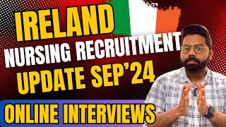 Ireland Nursing NMBI Recruitment വാതിലുകൾ തുറക്കുന്നു PACU Mental Health amp Paediatric Interviews [upl. by Yrtnej747]