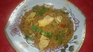 Egg Masala Semiya  Egg Semiya pulav by simple foods [upl. by Adekan87]