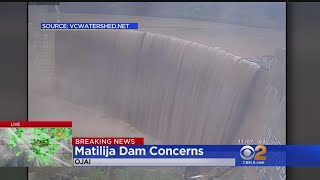 Mandatory Evacuations In Effect Around Matilija Dam In Ojai [upl. by Akemehc]