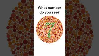 60 second color blindness test [upl. by Leerzej]