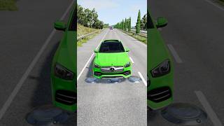 Colourful Cars vs Multiple Hydraulic Crush  BeamNGDrive shorts beamng [upl. by Jr]