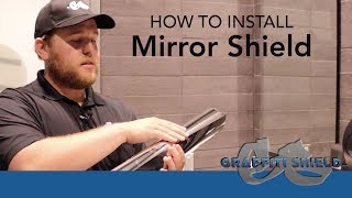 How To Install Mirror Shield AntiGraffiti Film [upl. by Ahsikin]