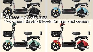 Wholesale good quality Twowheel Electric Bicycle for men and women [upl. by Laamak]