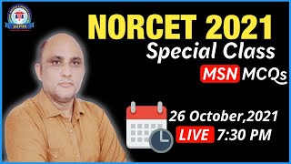 Special class for NORCET 2021 Aspirant MSN MCQs By MrGaurav Sir [upl. by Solakcin]