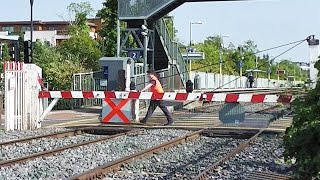 Railway Crossing  Ashtown Station Dublin [upl. by Nalniuq]