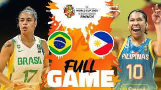 Brazil v Philippines  Full Basketball Game  FIBAWWC 2026 PreQualifying Tournament [upl. by Ttenyl]