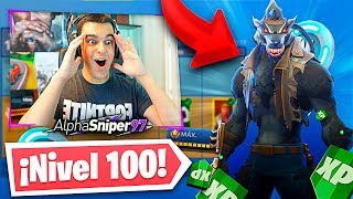 TEMPORADA 6 SKIN NIVEL 100 Fortnite PASE de BATALLA AL MÁXIMO  AlphaSniper97 [upl. by Melda320]