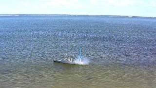 Underway Model Rocket Launch from Model Boat [upl. by Zerk]