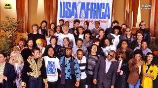 Remastered 4K • 60fps We Are The World  USA for Africa 1985 • EAS Channel [upl. by Vudimir]