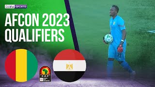 Guinea vs Egypt  AFCON 2023 QUALIFIERS HIGHLIGHTS  06142023  beIN SPORTS USA [upl. by Elicec395]