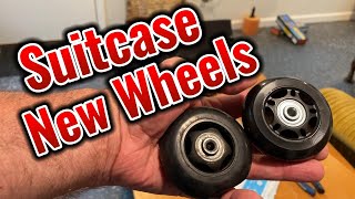 Replace Wheels on Your Suitcase  Why Buy A New Suitcase [upl. by Ycniuqed]