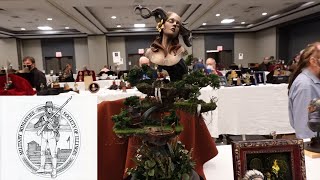 Painted Miniature Figures at the Military Miniatures Society of Illinois 2021 Contest and Show [upl. by Uzziel425]