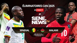 SÉNÉGAL 🇸🇳 VS MALAWI 🇲🇼 EN DIRECT LIVE COMMENTÉ  ÉLIMINATOIRES CAN 2025 LA PREMIÈRE DE PAPE THIAW [upl. by Ylrebme]