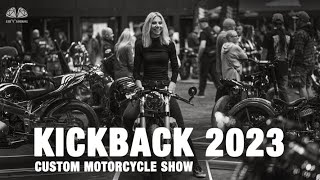 Kickback 2023 Manchester Custom Motorcycle Show [upl. by Sharia]