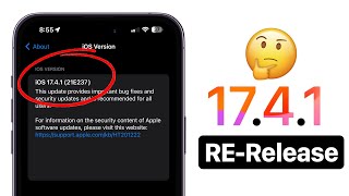 iOS 1741 ReReleased  What You Need To Know [upl. by Brookner]