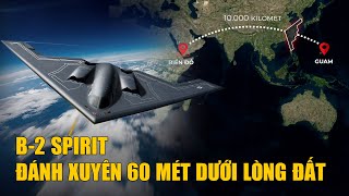 Không Quân Mỹ Tấn Công Bất Ngờ 10000 KM B2 Dùng Bom Siêu Xuyên Phá GBU57 Để Ném Bom Houthi [upl. by Alake]