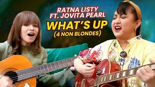 REAKSI JOVITA PEARL SAAT PERTAMA KALI DUET DENGAN RATNA LISTY MENYANYIKAN LAGU WHATS UP [upl. by Richey407]