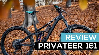 UKDesigned Privateer 161 Enduro Bike is Sturdy and RaceReady Review [upl. by Nahtnahoj]