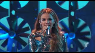 Leslie Grace Becky G CNCO  Díganle Official Tainy Remix  En Vivo  Latin AMAs 2018 HD [upl. by Sami]