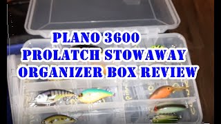 Plano 3600 ProLatch Stowaway Organizer Box Review [upl. by Aihk]