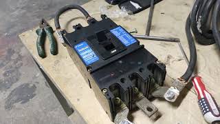 How to 300 Amp MCCB breaker Overload Testing [upl. by Ayoras]