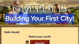 Grepolis Strategy How to Build Your First City [upl. by Idnar113]