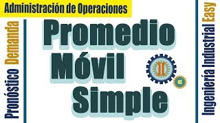 Pronóstico Promedio Movil Simple  Pronóstico de Demanda  Administración de Operaciones [upl. by Nylatsirk]