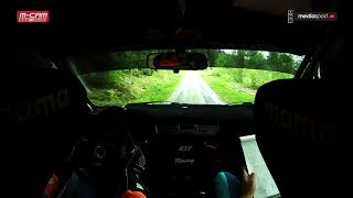 ONBOARD  Rallye Český Krumlov 2019  Marek Vlček  RZ14 [upl. by Raquela569]