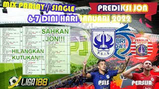 PREDIKSI BOLA MIX PARLAY MALAM INI 67 JANUARI 2022 INDONESIA LIGA 1🔥PSIS VS PERSIJA🔥 [upl. by Wahl]