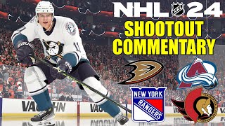 NHL 24 Shootout Commentary  New Dekes ep 2 [upl. by Tnilc8]