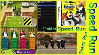 The Penguins of Madagascar WORLD RECORD Speed Run 12446 Cake 20 [upl. by Ranita]