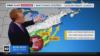 First Alert Weather Tracking a possible weekend snowstorm [upl. by Gussi790]