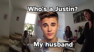 CouchSurfing Woman’s Claim Justin Bieber IS Her Husband [upl. by Yllil]