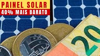 Painel Solar 40 Mais Barato ðŸ˜± Kit Fotovoltaico em Queda [upl. by Godderd]