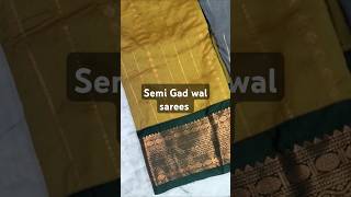 Semi gadwal sarees 50dicount sale [upl. by Jonis387]