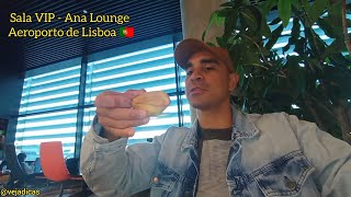 Sala VIP do Aeroporto de Lisboa 🇵🇹 Portugal  Ana Lounge [upl. by Ehtylb]