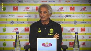 Vahid Halilhodzic avant FC Nantes  EA Guingamp [upl. by Aldis773]