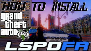 How to install LSPDFR  Grand theft auto 5 [upl. by Eelahc]