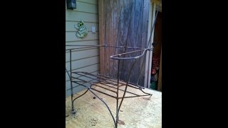 Ferro cement Chair frame part 1 [upl. by Yendys427]